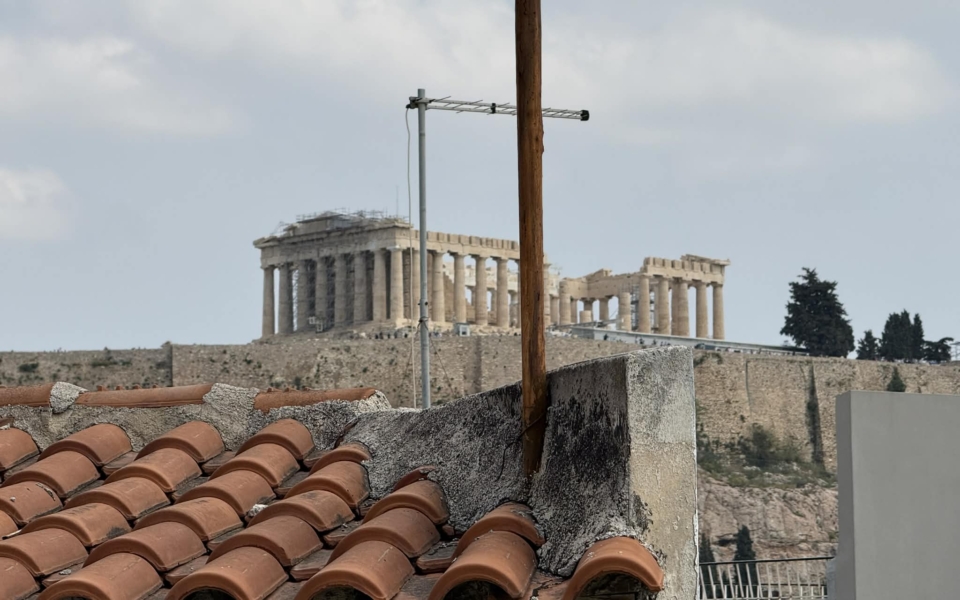Utsikt Akropolis efter renoveringen
